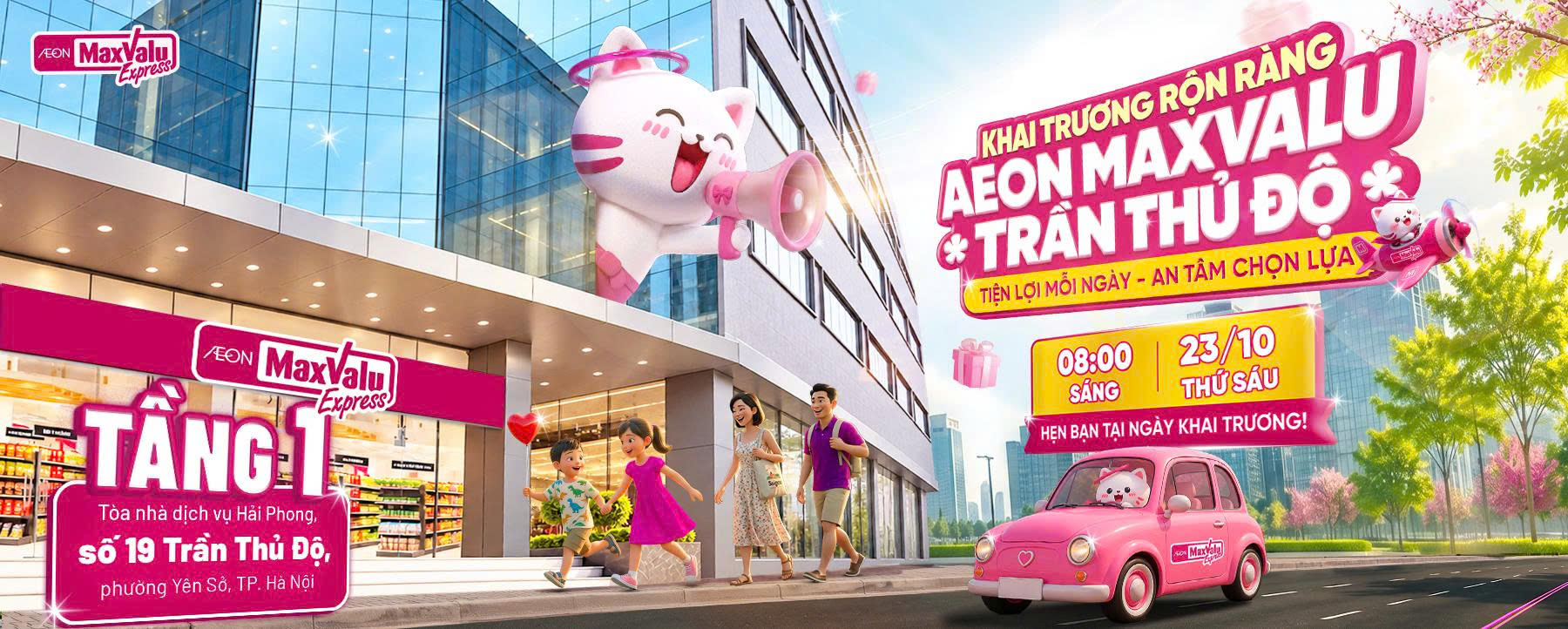 AEON MaxValu Trần Thủ Độ - Siêu thị đến từ Nhật Bản