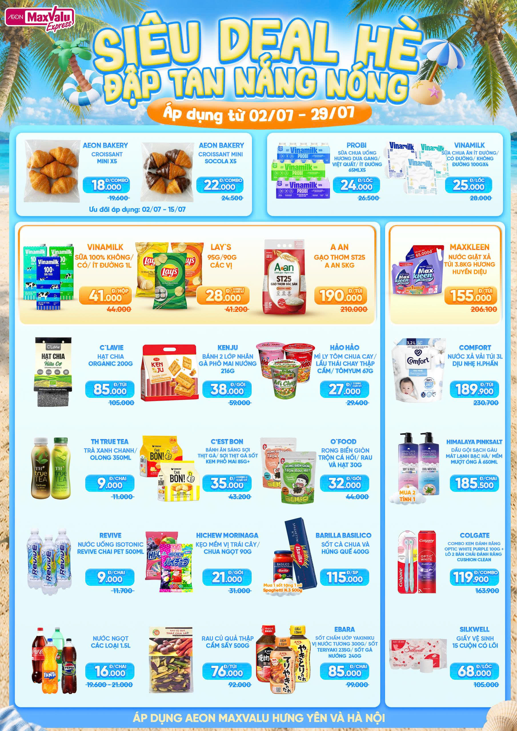 SIÊU DEAL MÙA HÈ, ĐẬP TAN NẮNG NÓNG