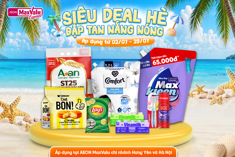 SIÊU DEAL MÙA HÈ, ĐẬP TAN NẮNG NÓNG