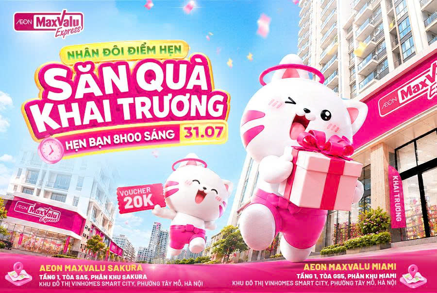 Siêu thị AEON MaxValu Miami & AEON MaxValu Sakura