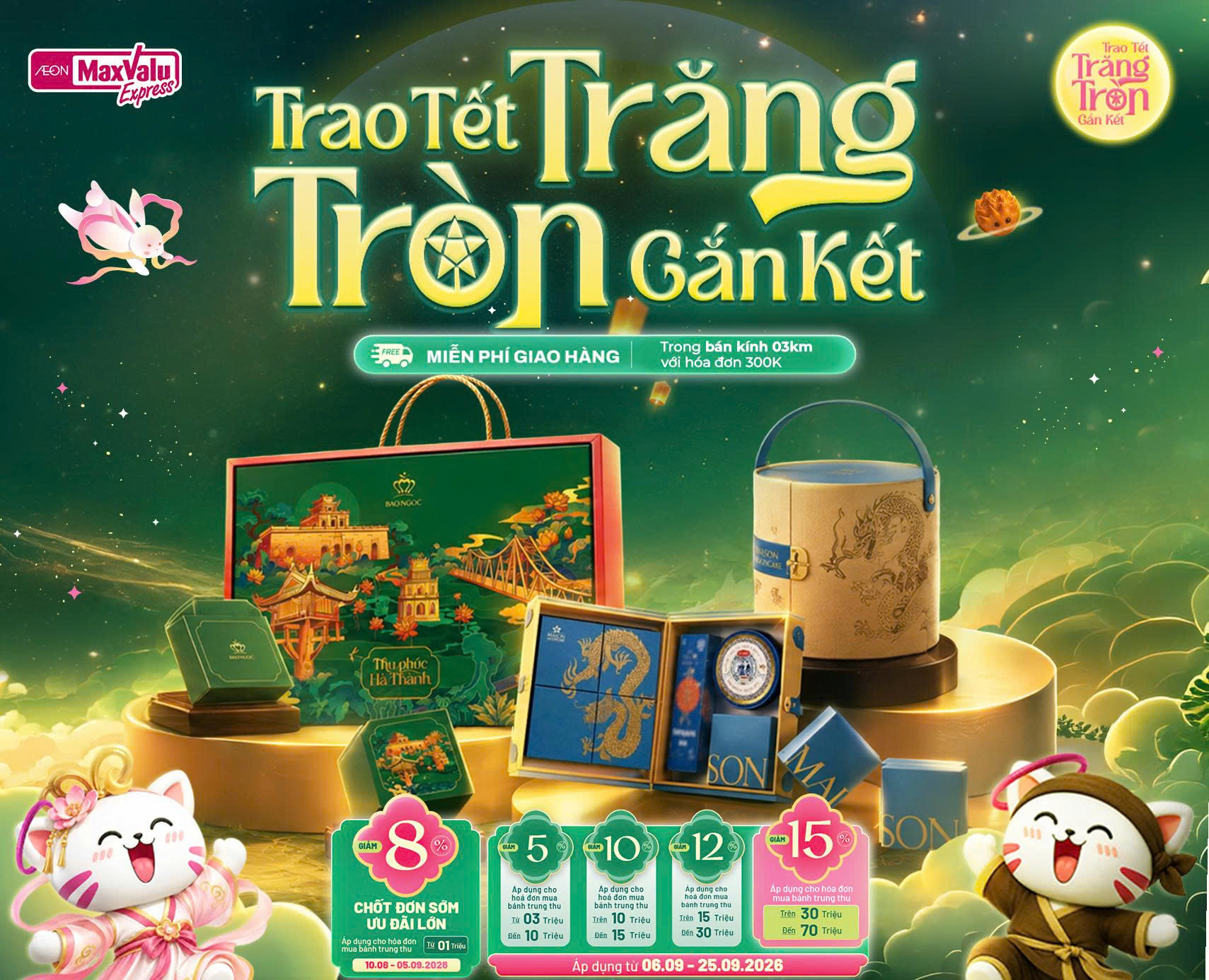 TRĂNG TRÒN ƯU ĐÃI, TRỌN VẸN NIỀM VUI 